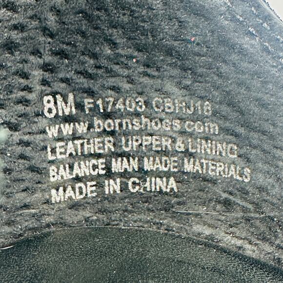 Born Women's Casma Black Leather Ankle Tie Flatform Gladiator Sandals Size 8 - Picture 11 of 11